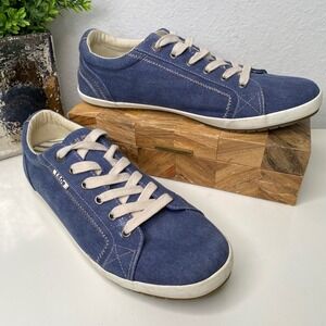 Taos Star Women's Blue Canvas Lace Up Comfort Sneakers Casual‎ Shoes Size 12
